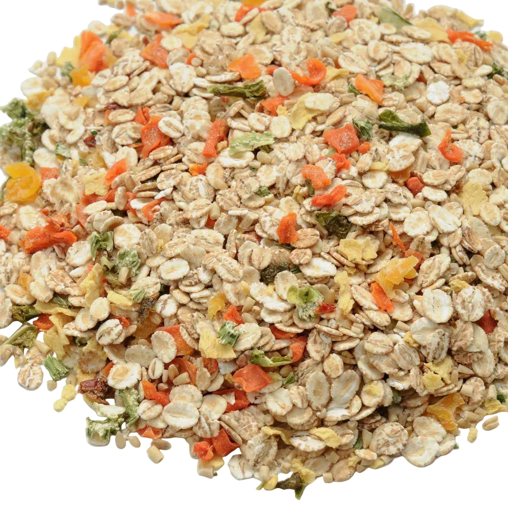 dog food pre mix with barley oats and veg