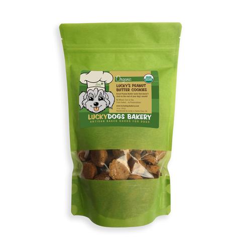 Lucky's Organic Peanut Butter Cookies - Happy Dog Food