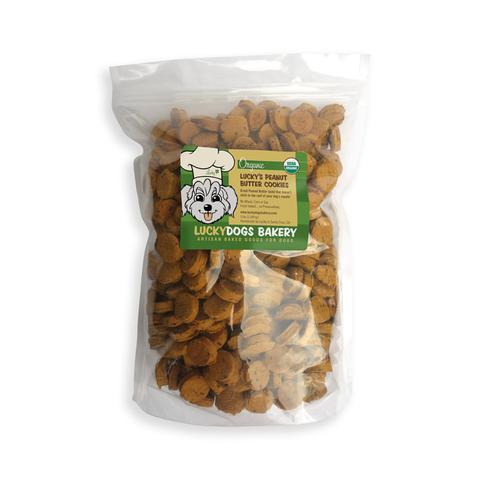 Lucky&#39;s Organic Peanut Butter Cookies - Happy Dog Food