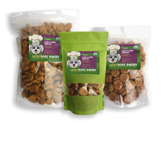Lucky's Organic Super Sampler - Happy Dog Food