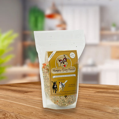 Happy Dog Food fresh dog food base mix original recipe 2 lb bag for homemade fresh dog food