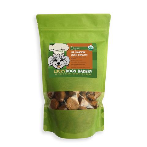 Lucky&#39;s Lip Smackin&#39; Liver Biscuits - Happy Dog Food