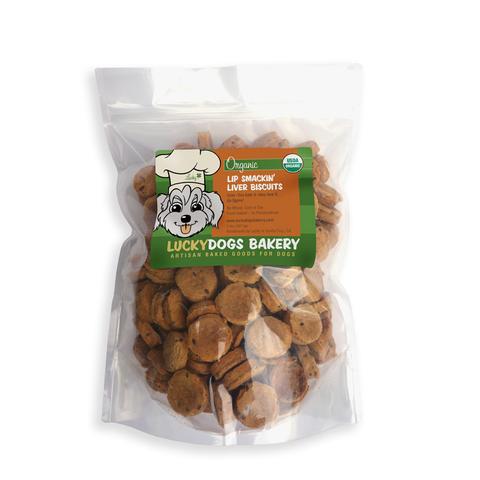 Lucky's Lip Smackin' Liver Biscuits - Happy Dog Food