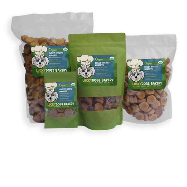 Lucky's Organic Sweet Potato Nuggets - Happy Dog Food
